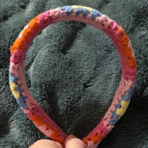 Vibrant Pink and Orange Hair Accessory Headband